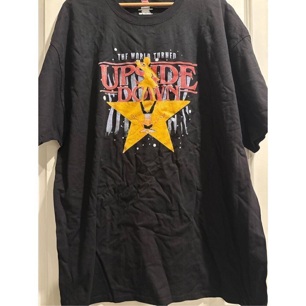 The World Turned Upside Down T-shirt size 2XL
